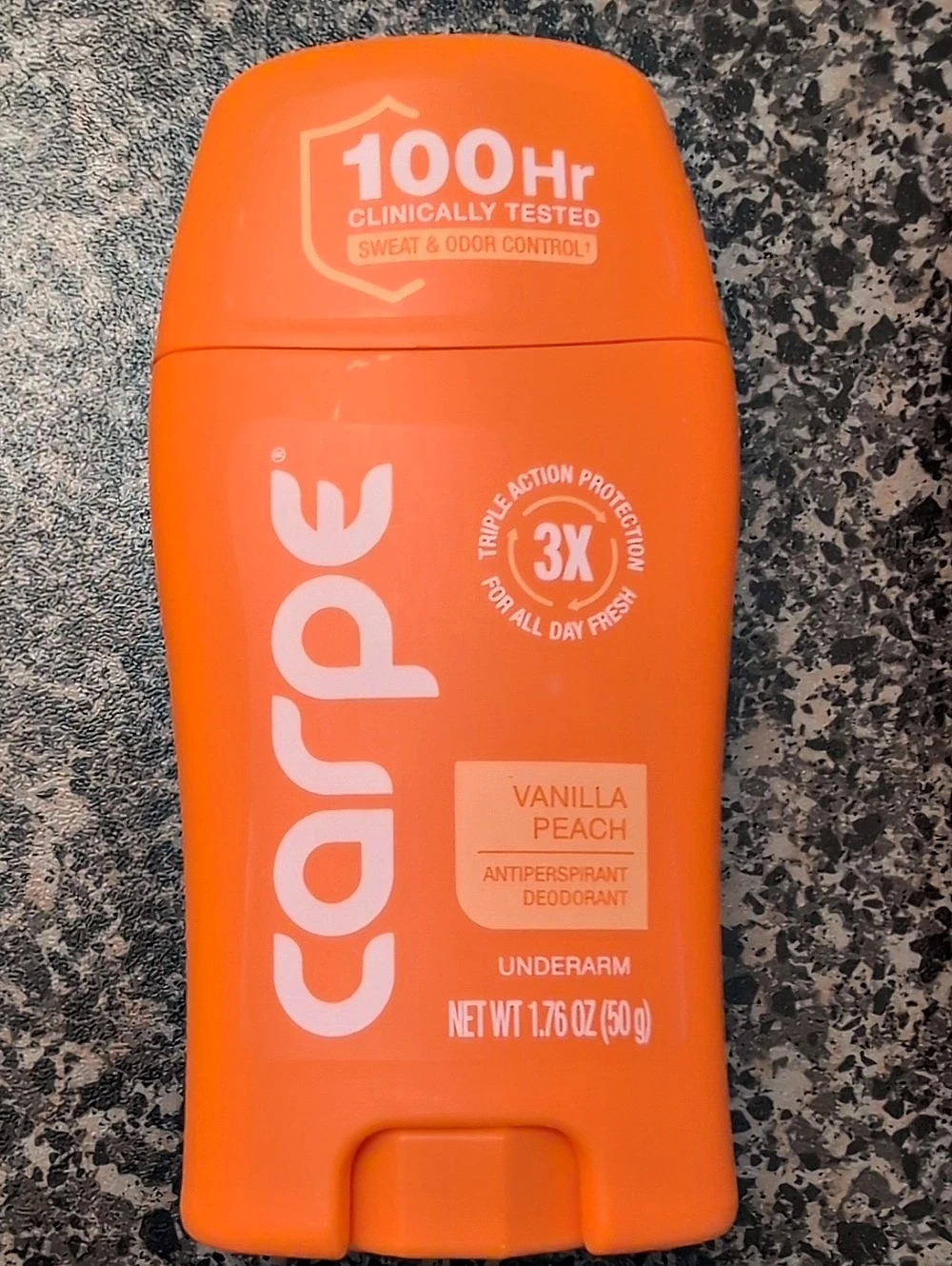 Advanced Care 100Hr Vanilla Peach Antiperspirant Deodorant Vanilla Peach